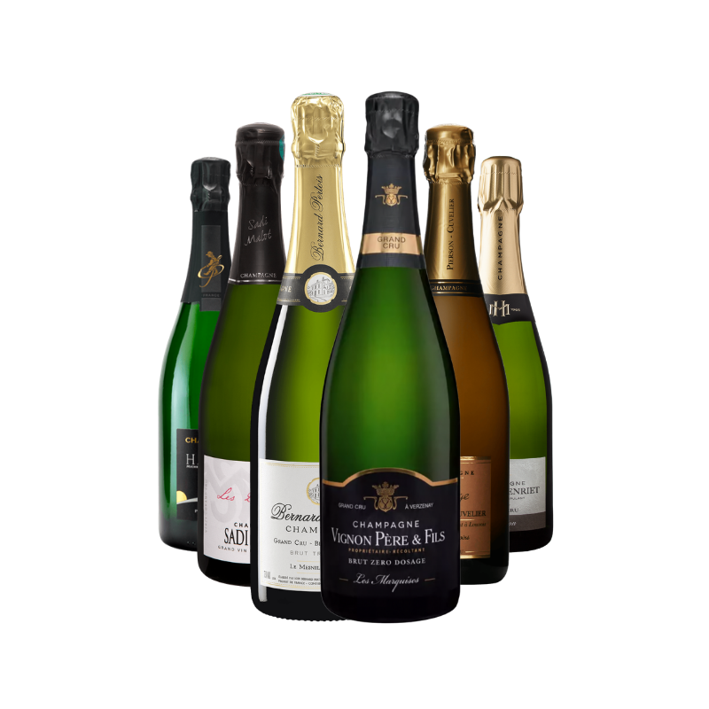 Champagne Terroir - Édition limitée : Coffret Grand Cru 6 bouteilles